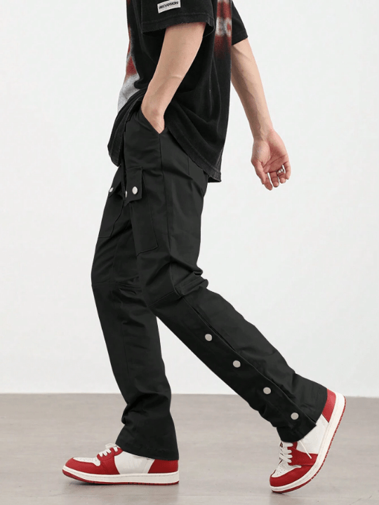 Manfinity EMRG Men Flap Pocket Cargo Pants - Lolli World Marketplace