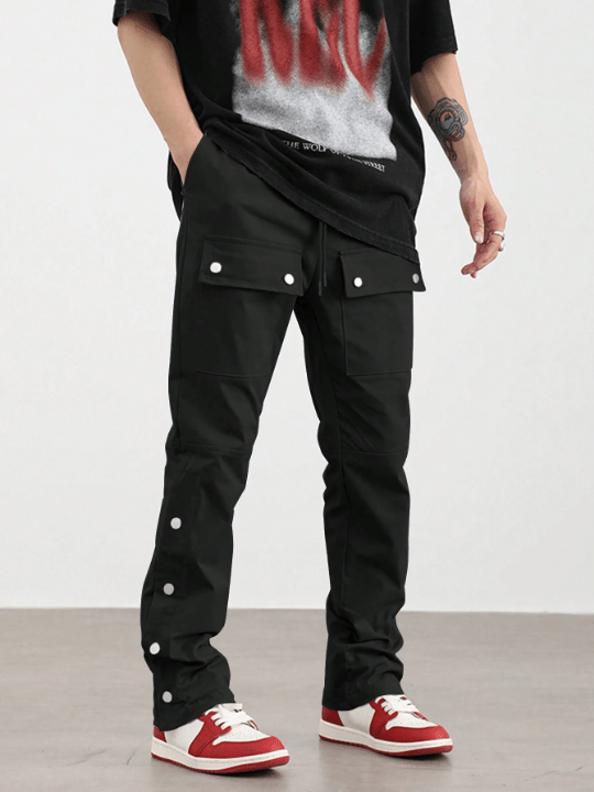 Manfinity EMRG Men Flap Pocket Cargo Pants - Lolli World Marketplace