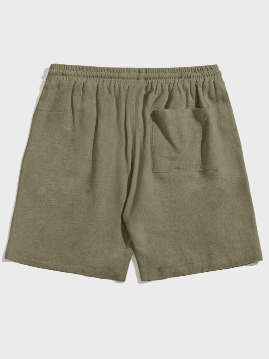 Manfinity Homme Loose Fit Men's Drawstring Waist Shorts - Lolli World Marketplace