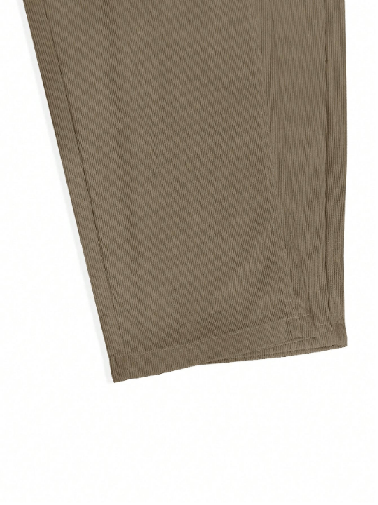 Manfinity Homme Loose - Fit Men's Slant Pocket Straight - Leg Pants - Lolli World Marketplace