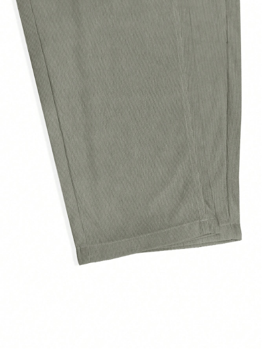 Manfinity Homme Loose Fit Men's Slant Pocket Straight Leg Pants - Lolli World Marketplace