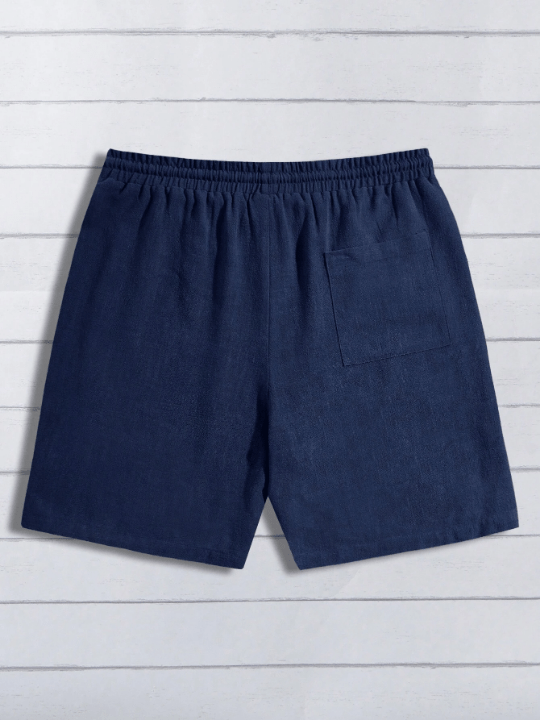 Manfinity Homme Men Drawstring Waist Slant Pocket Shorts - Lolli World Marketplace