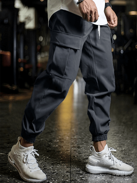 Manfinity Homme Men Flap Pocket Cargo Pants - Lolli World Marketplace