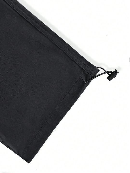 Manfinity Homme Men Flap Pocket Drawstring Waist Cargo Pants - Lolli World Marketplace