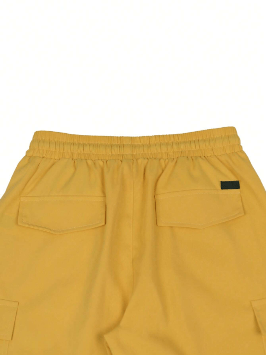 Manfinity Homme Men Flap Pocket Drawstring Waist Oversize Cargo Shorts - Lolli World Marketplace