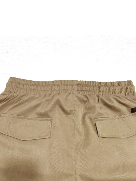 Manfinity Homme Men Flap Pockets Drawstring Cargo Shorts - Lolli World Marketplace
