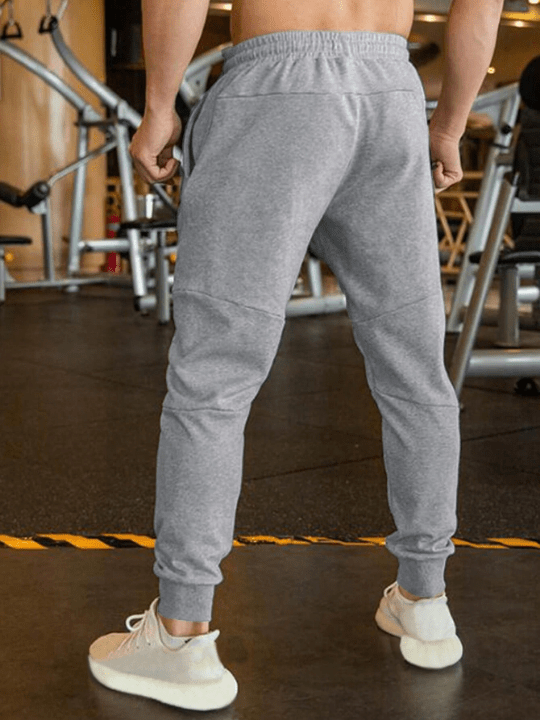 Manfinity Homme Men Solid Drawstring Waist Sweatpants - Lolli World Marketplace
