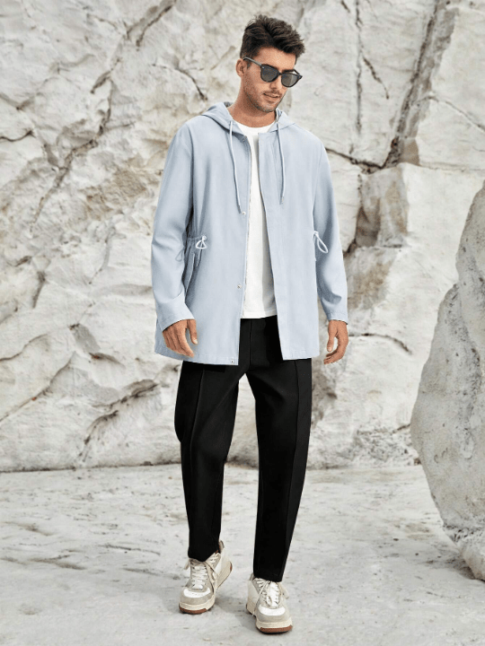 Manfinity Homme Men Solid Slant Pocket Pants - Lolli World Marketplace