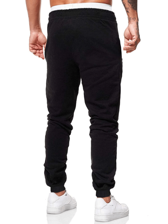 Manfinity Homme Men's 2 - Pack Loose Fit Drawstring Waist Sweatpants - Lolli World Marketplace