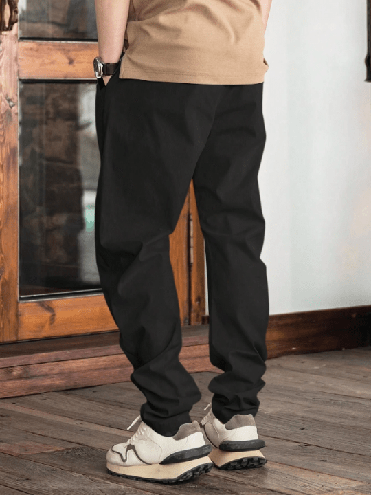 Manfinity Homme Men's Drawstring Waist Jogger Pants With Pockets - Lolli World Marketplace