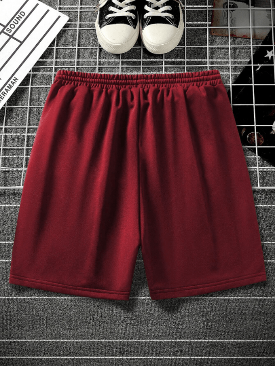 Manfinity Homme Men's Loose Colorblock Shorts With Drawstring Waist - Lolli World Marketplace