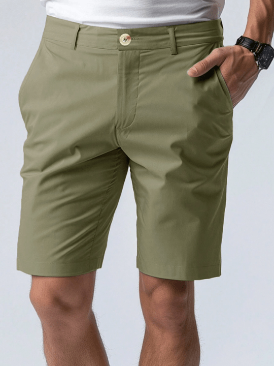 Manfinity Homme Men's Pure Color Shorts For Summer - Lolli World Marketplace