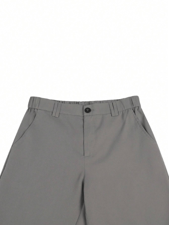 Manfinity Homme Men's Solid Color Shorts With Pockets - Lolli World Marketplace
