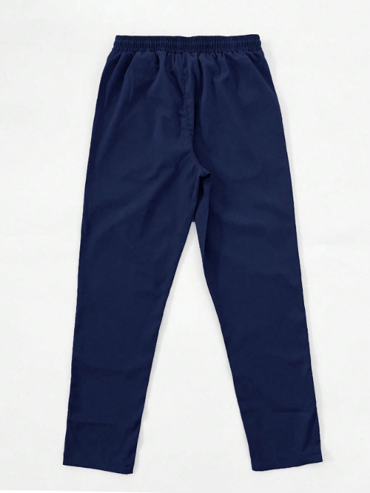 Manfinity Homme Men's Straight Leg Pants With Pockets - Lolli World Marketplace