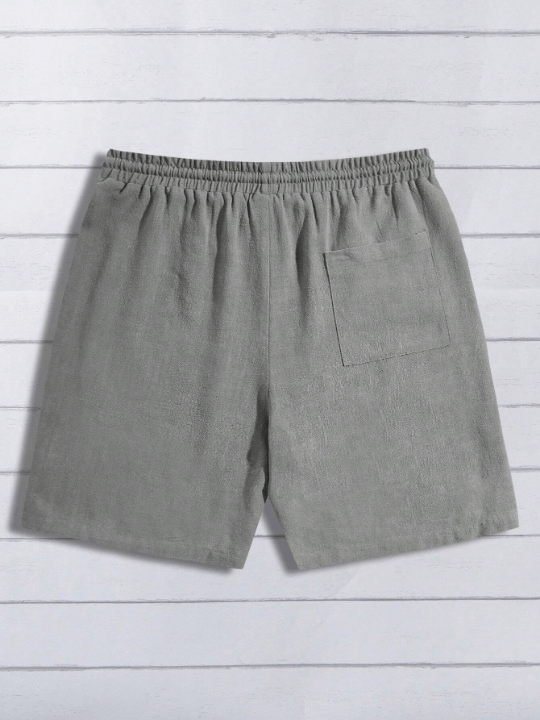 Manfinity Homme Men's Summer Green Woven Drawstring Waist Shorts - Lolli World Marketplace