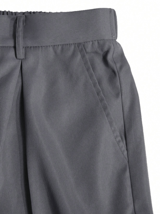 Manfinity Hypemode Loose - Fit Men's Pleated Front Wide Leg Pants - Lolli World Marketplace
