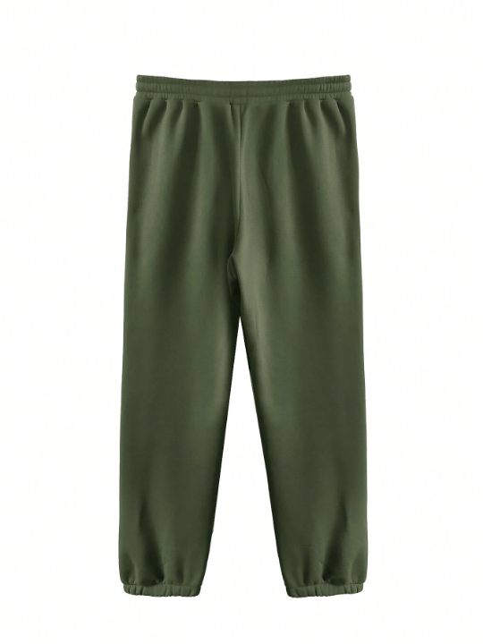 Manfinity Hypemode Loose Fit Men's Solid Color Sweatpants With Drawstring Waist - Lolli World Marketplace