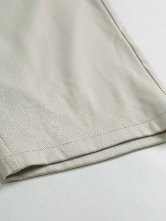 Manfinity Hypemode Loose - Fit Men's Straight Leg Pants With Front Fold And Pleated Detail - Lolli World Marketplace