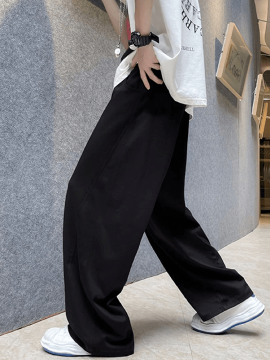 Manfinity Hypemode Loose Men's Drawstring Waist Slant Pocket Sweatpants - Lolli World Marketplace
