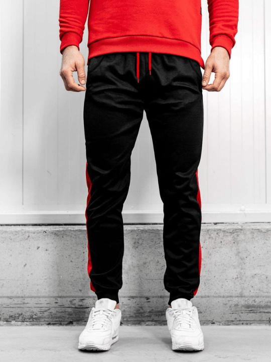 Manfinity Hypemode Men Contrast Panel Sweatpants - Lolli World Marketplace