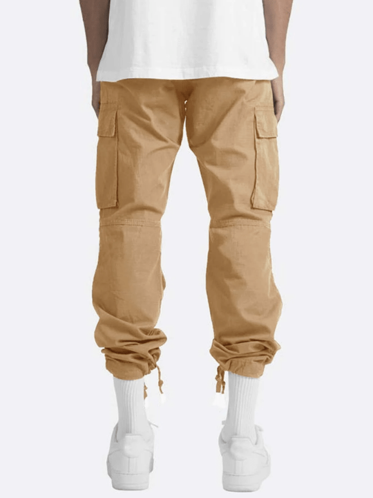 Manfinity Hypemode Men Flap Pocket Drawstring Waist Pants - Lolli World Marketplace