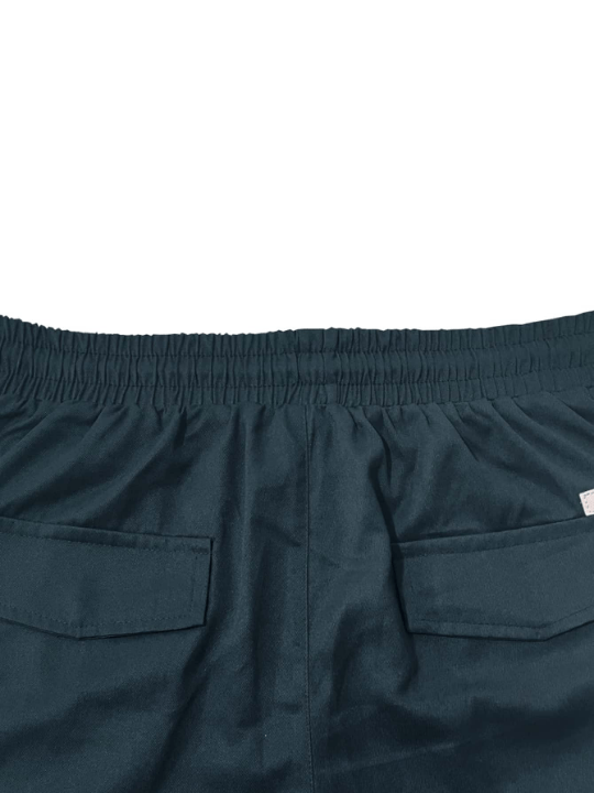 Manfinity Hypemode Men Flap Pockets Drawstring Cargo Shorts - Lolli World Marketplace
