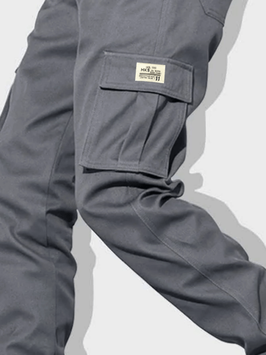 Manfinity Hypemode Men Letter Patched Flap Pocket Cargo Pants - Lolli World Marketplace