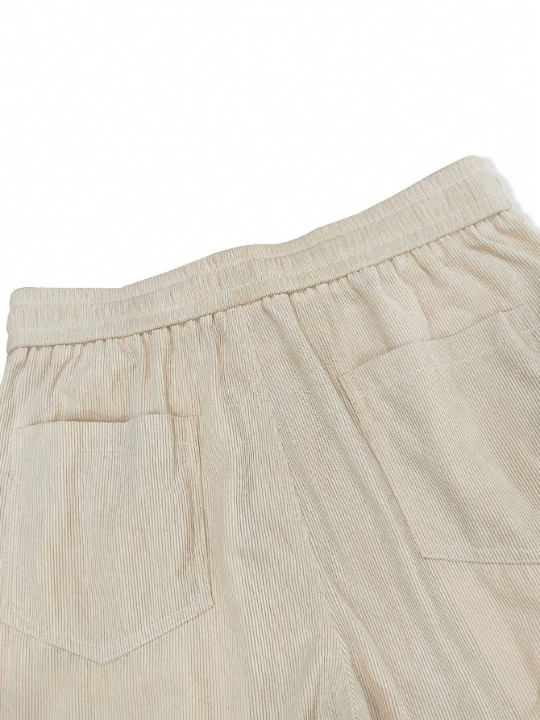 Manfinity Hypemode Men's Loose Solid Color Drawstring Waist Pants - Lolli World Marketplace