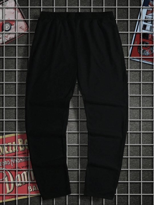 Manfinity Hypemode Men's Seagull Print Drawstring Waist Loose Fit Sweatpants - Lolli World Marketplace