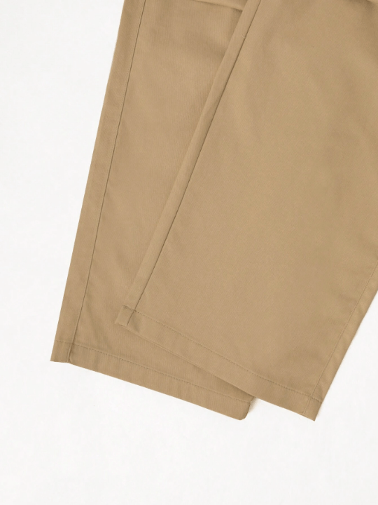 Manfinity Hypemode Men's Solid Color Wide - Leg Flip - Pocket Pants - Lolli World Marketplace