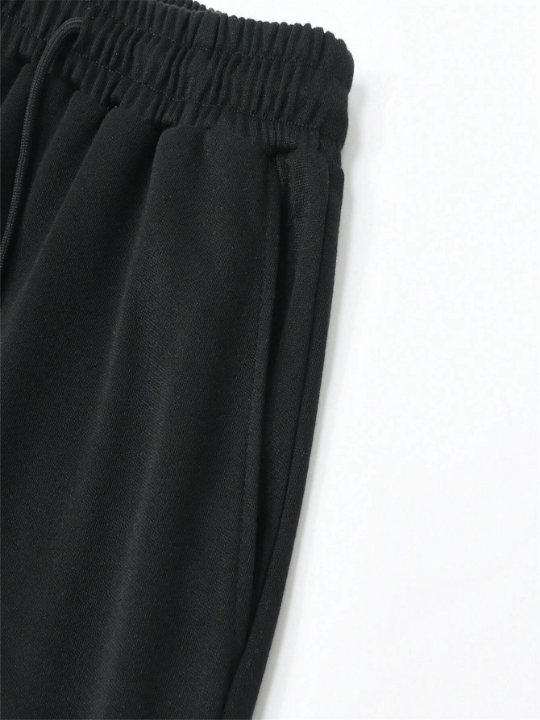 Manfinity Men Solid Drawstring Waist Sweatpants - Lolli World Marketplace