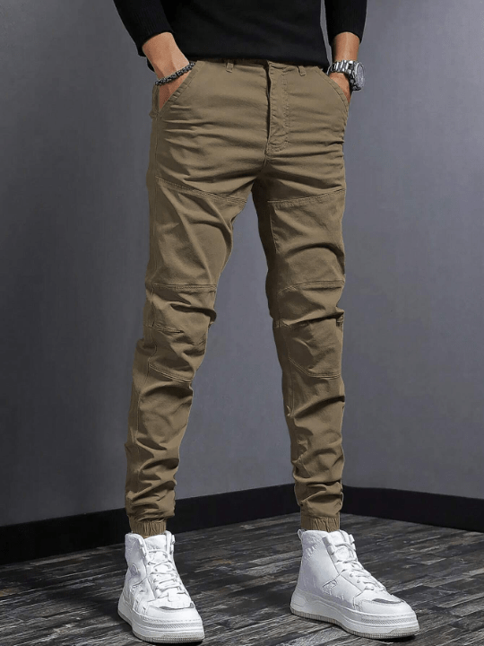 Manfinity Men Solid Slant Pocket Pants - Lolli World Marketplace
