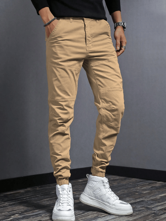 Manfinity Men Solid Slant Pocket Pants - Lolli World Marketplace