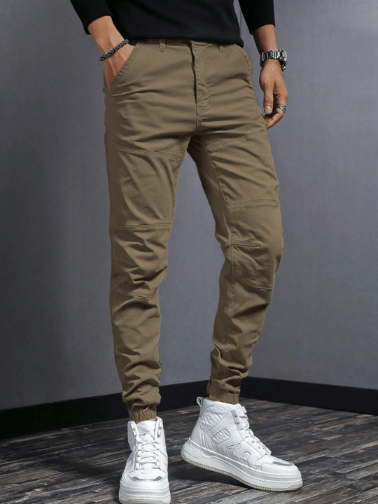 Manfinity Men Solid Slant Pocket Pants - Lolli World Marketplace