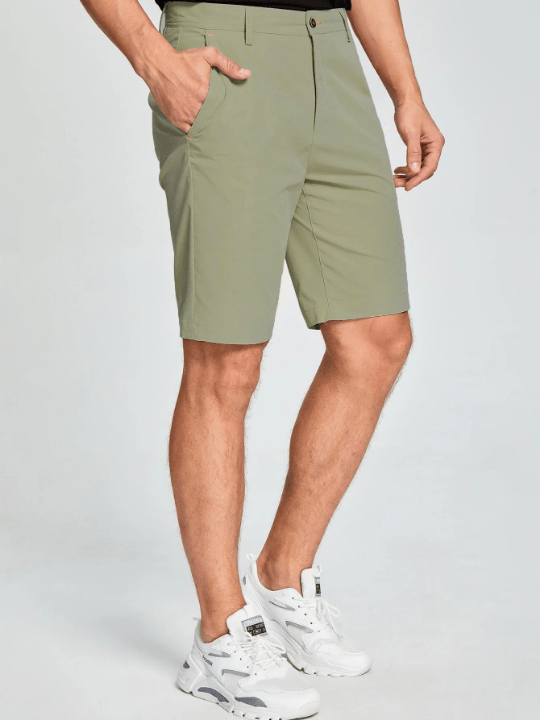 Manfinity Mode Men Zipper Fly Pocket Shorts - Lolli World Marketplace