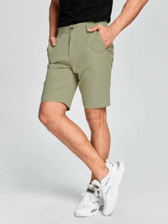 Manfinity Mode Men Zipper Fly Pocket Shorts - Lolli World Marketplace