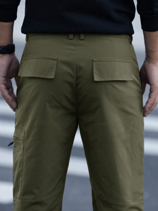 Manfinity Mode Men's Solid Color Casual Cargo Pants - Lolli World Marketplace