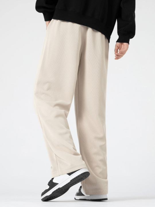 Manfinity Sporsity Loose Fit Men's Letter Print Jogger Pants With Drawstring Waist - Lolli World Marketplace