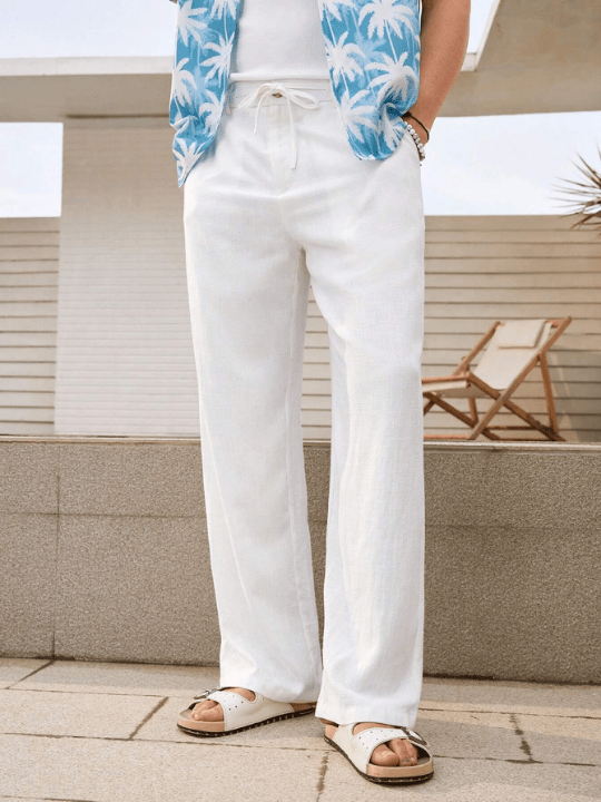 Manfinity VCAY Men'S Straight - Leg Casual Pants - Lolli World Marketplace