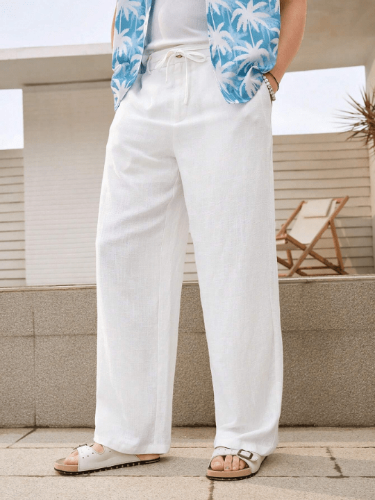 Manfinity VCAY Men'S Straight - Leg Casual Pants - Lolli World Marketplace