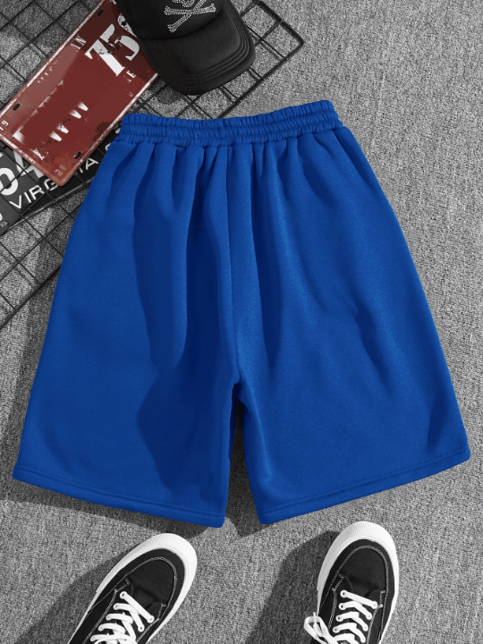 Men Drawstring Waist Slant Pocket Shorts - Lolli World Marketplace