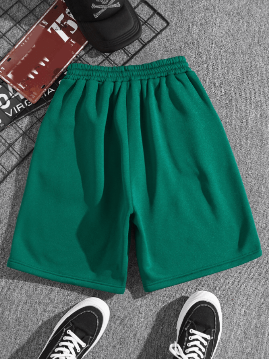 Men Drawstring Waist Slant Pocket Shorts - Lolli World Marketplace