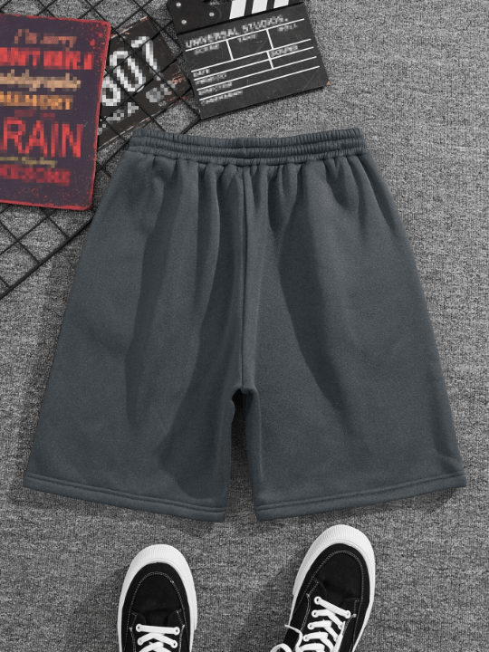 Men Drawstring Waist Slant Pocket Shorts - Lolli World Marketplace