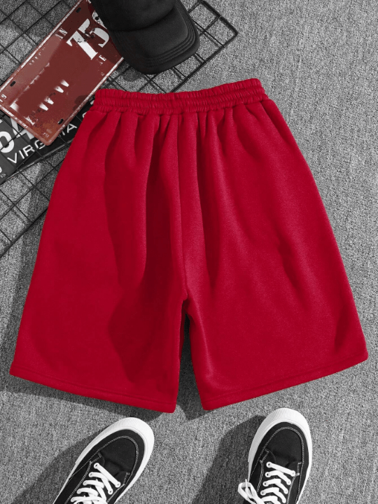 Men Drawstring Waist Slant Pocket Shorts - Lolli World Marketplace