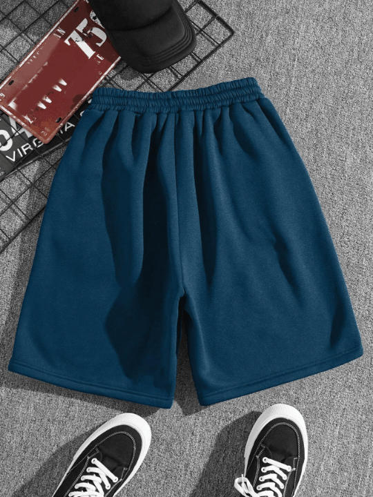 Men Drawstring Waist Slant Pocket Shorts - Lolli World Marketplace