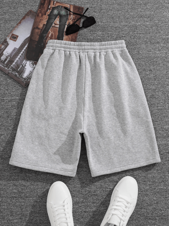 Men Drawstring Waist Track Shorts - Lolli World Marketplace