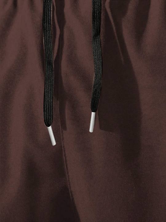 Men Letter Graphic Drawstring Waist Cargo Pants - Lolli World Marketplace