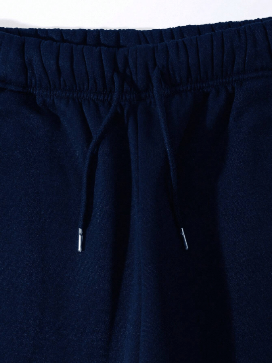 Men Solid Drawstring Waist Pants - Lolli World Marketplace