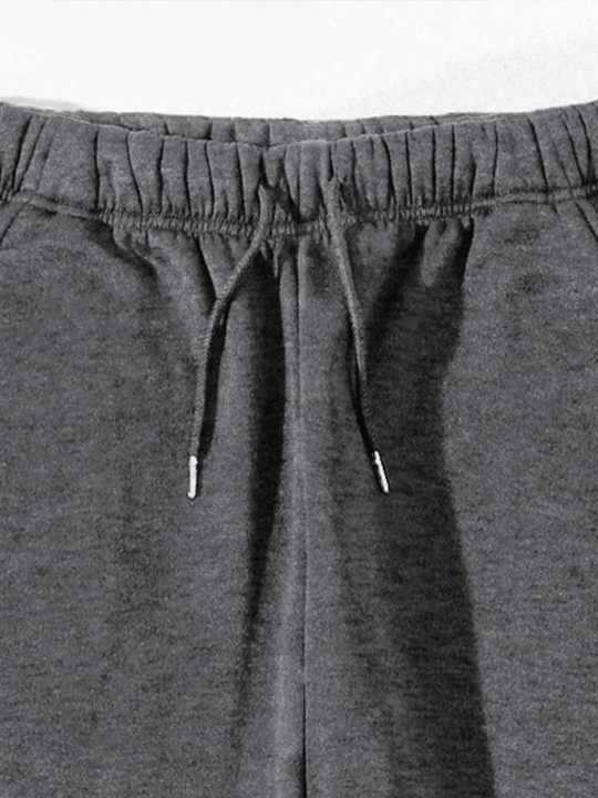 Men Solid Slant Pocket Drawstring Waist Pants - Lolli World Marketplace