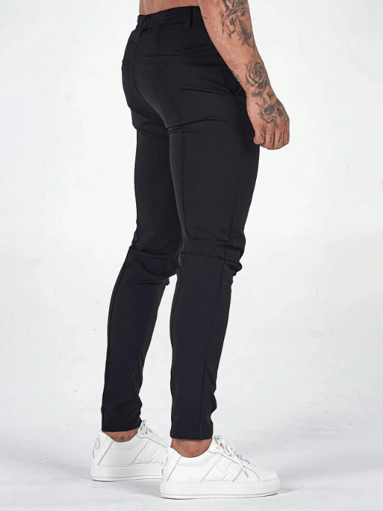 Men Solid Slant Pocket Pants - Lolli World Marketplace